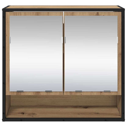 Baderomsspeilskap artisan eik 65 x 20 x 60 cm Konstruert tre