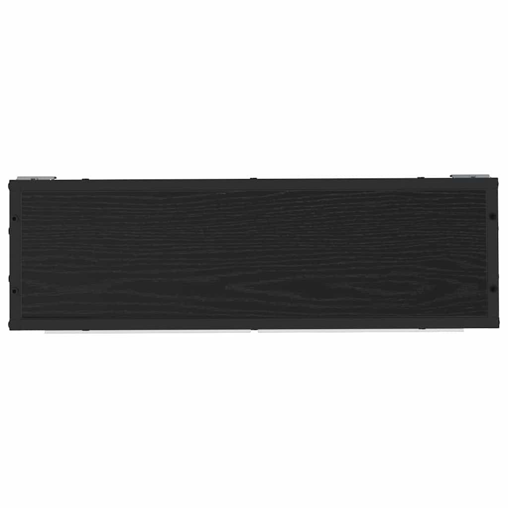 Baderomsspeilskap Svart eik 65 x 20 x 60 cm Konstruert tre