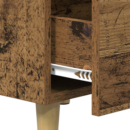 Nattbordskap Gammelt tre 40 x 40 x 66 cm Konstruert tre