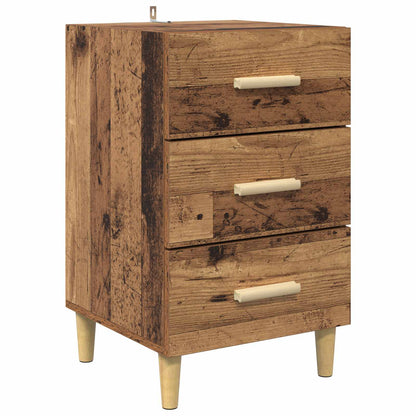 Nattbordskap Gammelt tre 40 x 40 x 66 cm Konstruert tre
