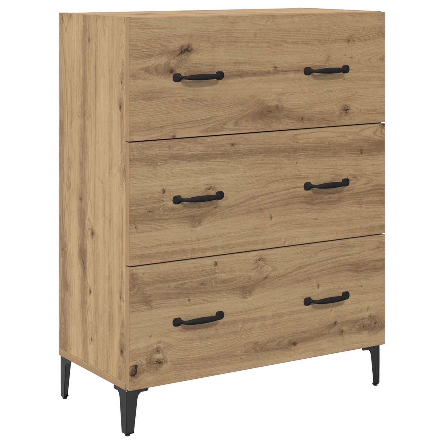Serviesskap Artisan Eik 69,5 x 34 x 90 cm Ingeniørtre og jern