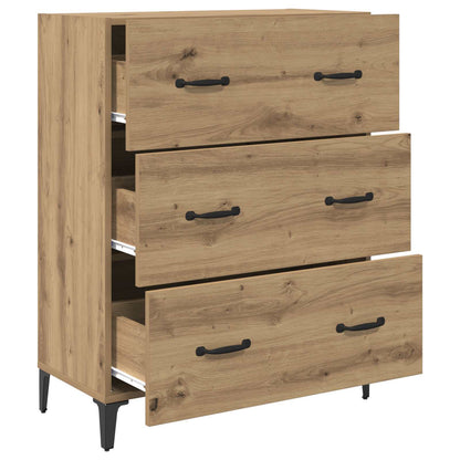 Serviesskap Artisan Eik 69,5 x 34 x 90 cm Ingeniørtre og jern