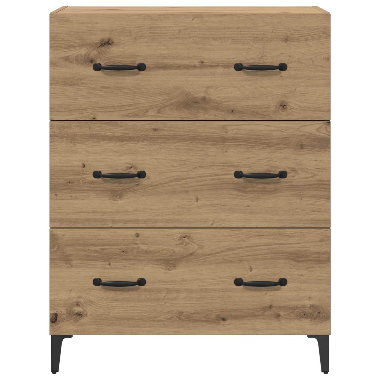 Serviesskap Artisan Eik 69,5 x 34 x 90 cm Ingeniørtre og jern