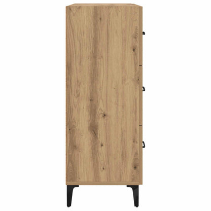 Serviesskap Artisan Eik 69,5 x 34 x 90 cm Ingeniørtre og jern