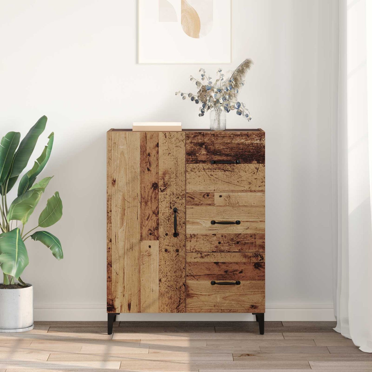 Serviesskap Gammelt tre 69,5 x 34 x 90 cm Konstruert tre