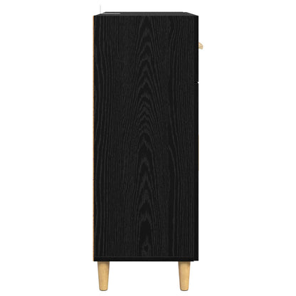Serviesskap Svart eik 34 x 69.5 x 89 cm Konstruert tre