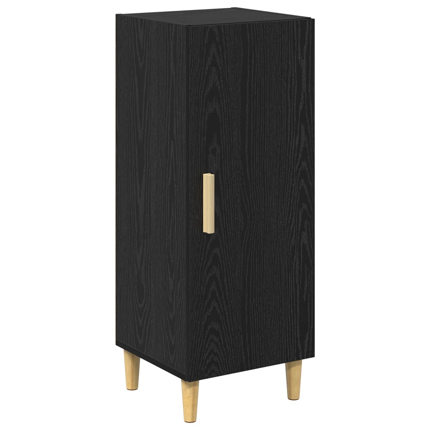 Serviesskap Svart Eik 34,5 x 34 x 90 cm Konstruert tre
