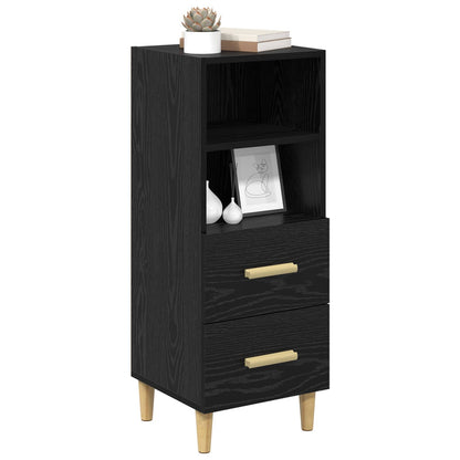 Serviesskap Svart eik 34 x 34,5 x 90 cm Konstruert tre