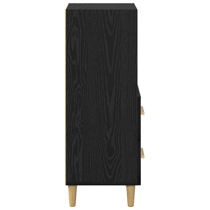 Serviesskap Svart eik 34 x 34,5 x 90 cm Konstruert tre
