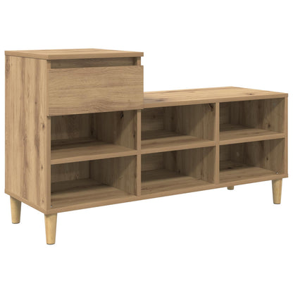 Sko Skap med skuff Artisan Eik 102 x 36 x 60 cm Konstruert tre