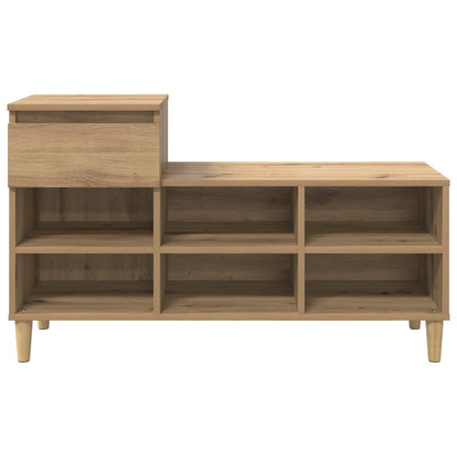 Sko Skap med skuff Artisan Eik 102 x 36 x 60 cm Konstruert tre