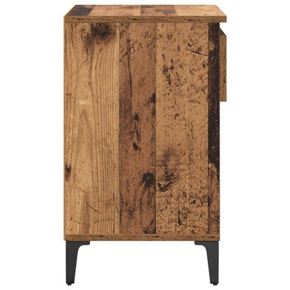 Sko Skap med skuff Gammelt tre 102 x 36 x 60 cm Konstruert tre