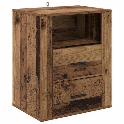 Nattbordskap Gammelt tre 35 x 50 x 60 cm Konstruert tre