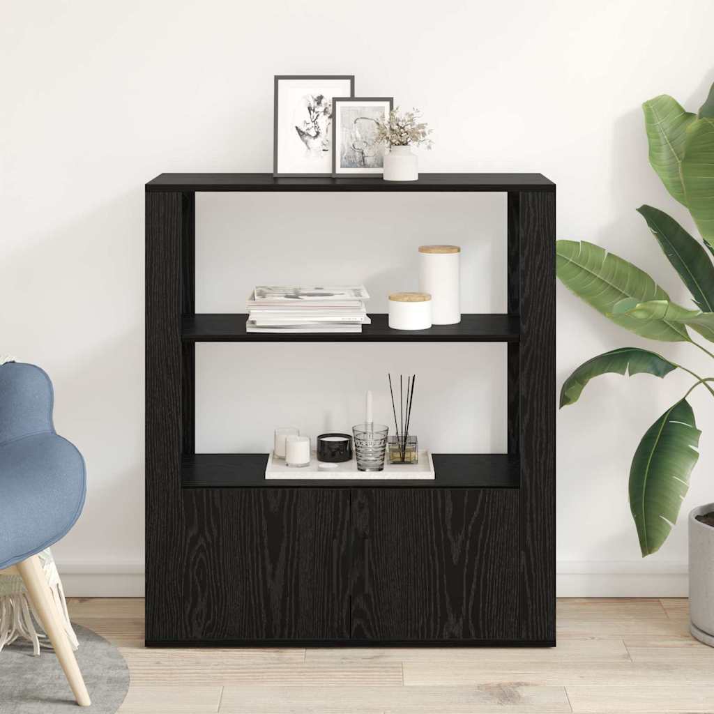 Skjenk Svart Eik 30 x 80 x 90 cm