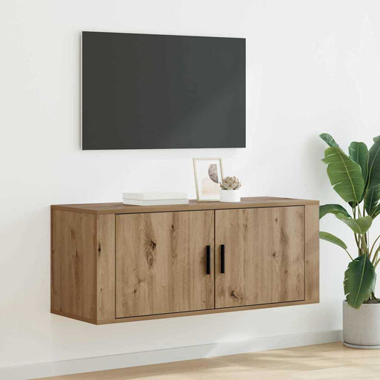 TV-Møbel Artisan Eik TV-hylle Veggmontert 100 x 34,5 x 40 cm