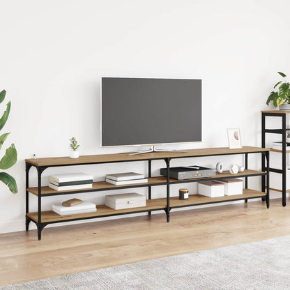 TV-skap Artisan Eik 200 x 30 x 50 cm Ingeniørtre og jern