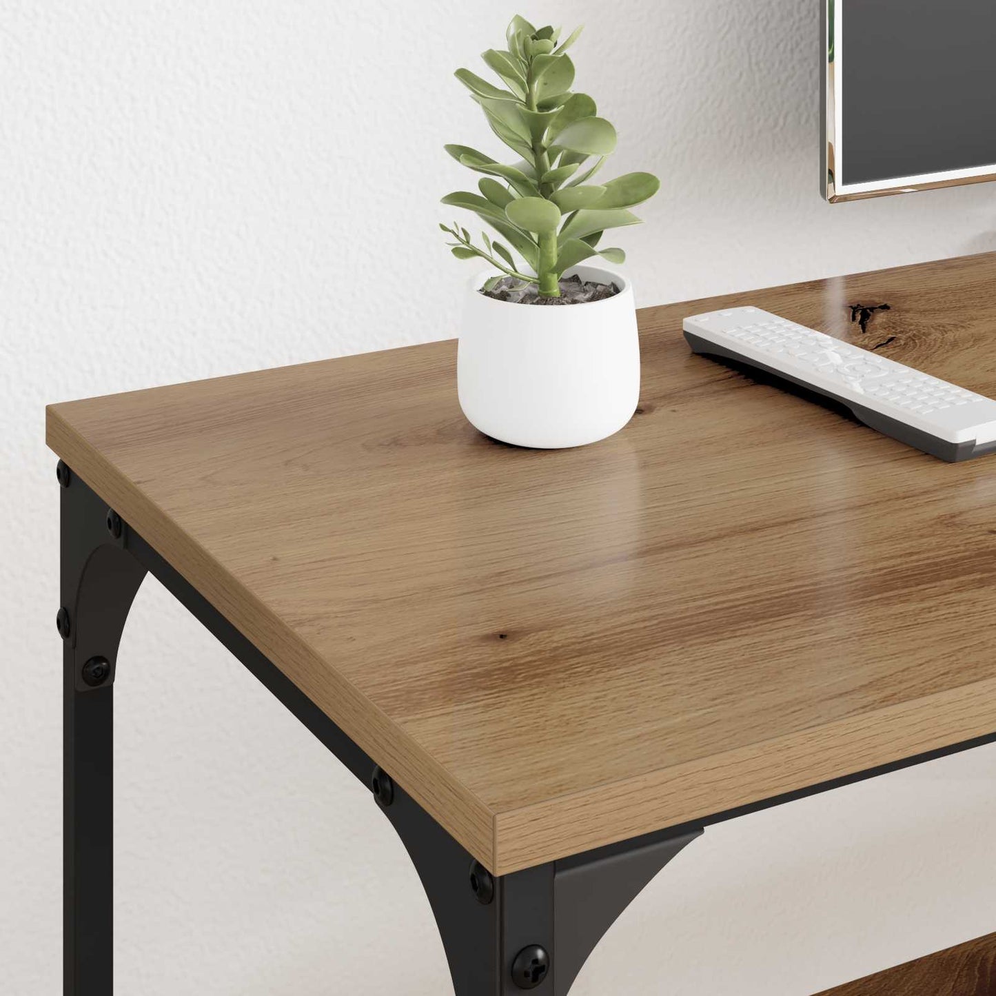 TV-skap Artisan Eik 201 x 35 x 45 cm Ingeniørtre og jern