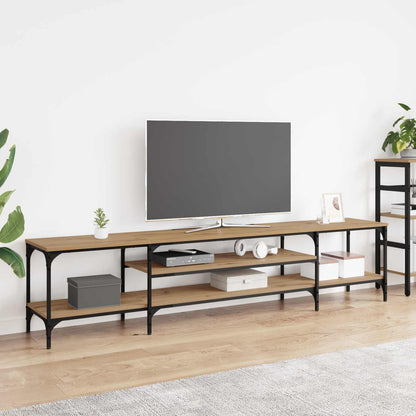 TV-skap Artisan Eik 201 x 35 x 45 cm Ingeniørtre og jern