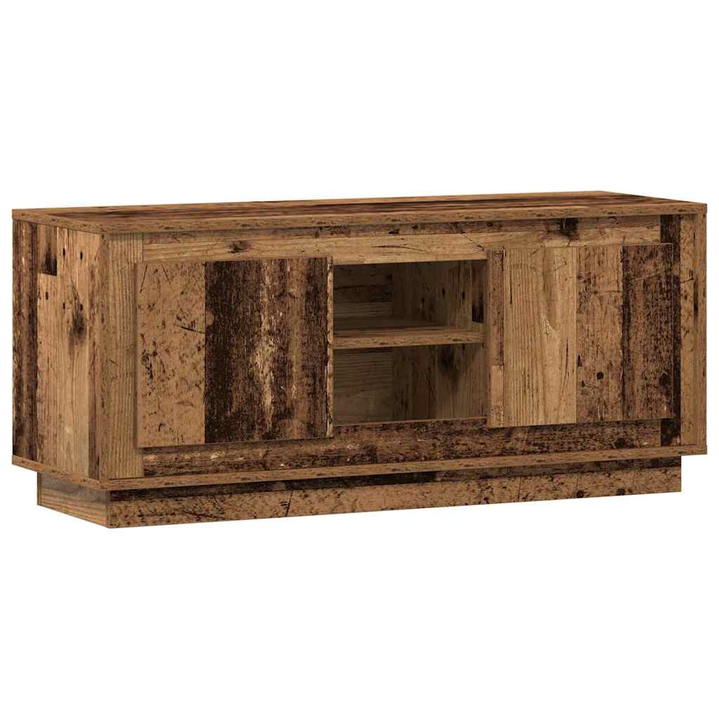 TV-skap Gamle tre 102 x 35 x 45 cm Konstruert tre