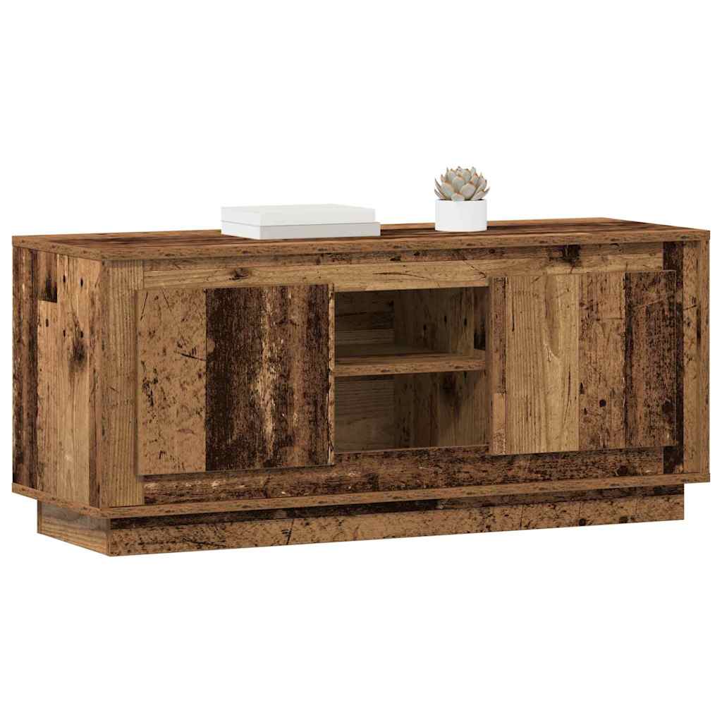 TV-skap Gamle tre 102 x 35 x 45 cm Konstruert tre