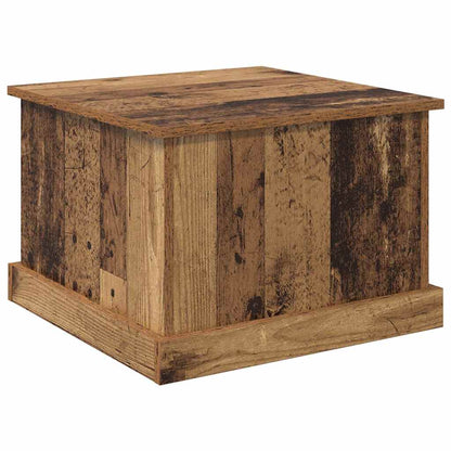 Kaffebord med skuff Gamle tre 50 x 50 x 35 cm Konstruert tre