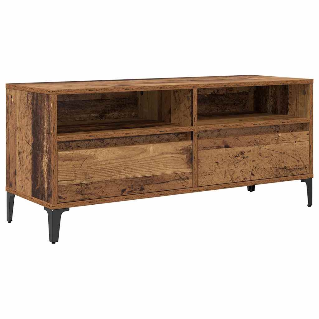 TV-skap Gamle tre 100 x 34,5 x 44,5 cm Ingeniørtre og jern