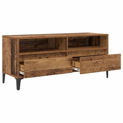 TV-skap Gamle tre 100 x 34,5 x 44,5 cm Ingeniørtre og jern