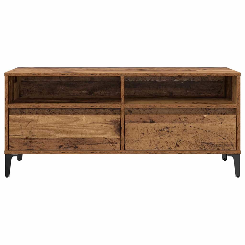 TV-skap Gamle tre 100 x 34,5 x 44,5 cm Ingeniørtre og jern