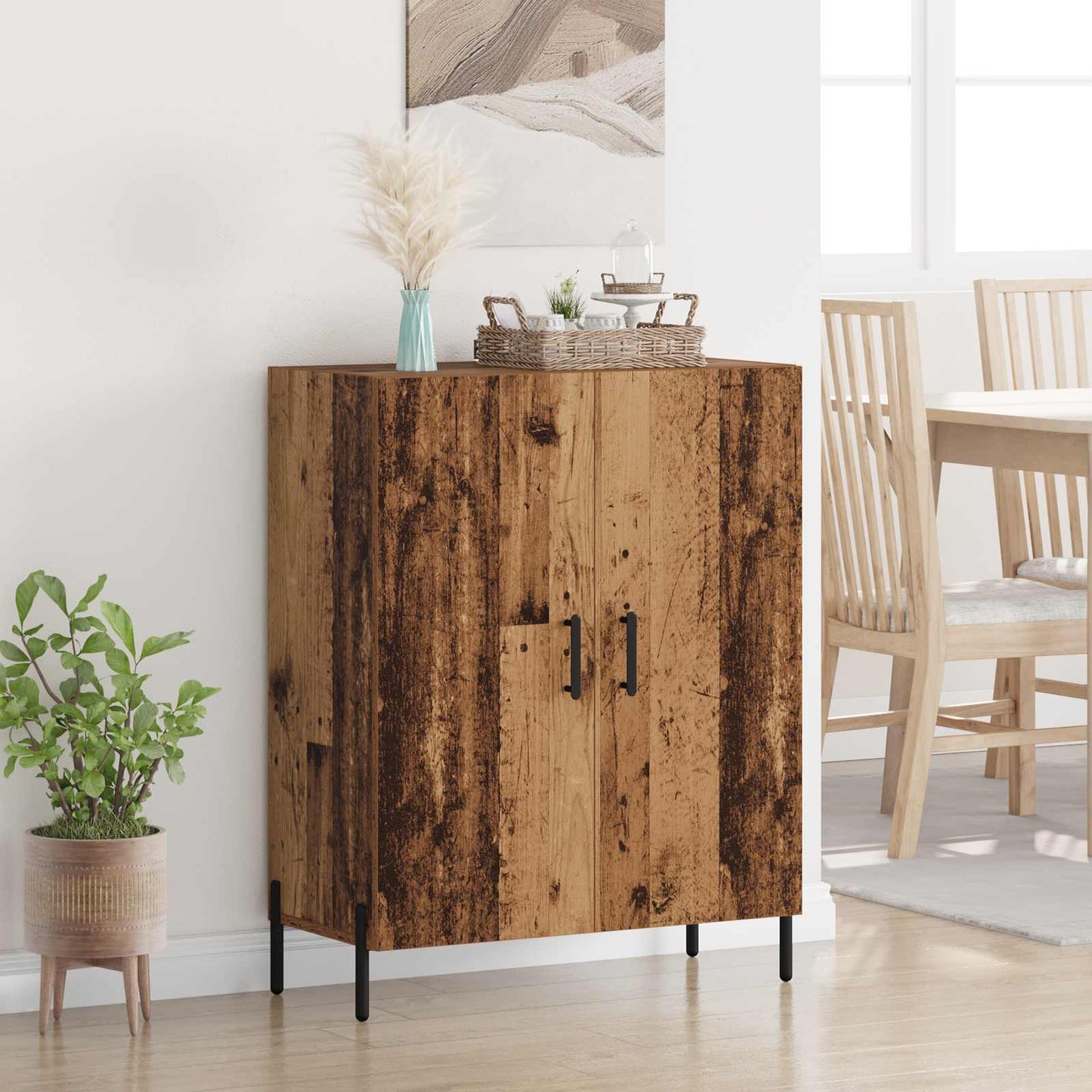 Serviesskap Gammelt tre 69,5 x 34 x 90 cm Konstruert tre