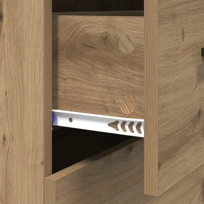 Serviesskap Artisan Eik 69,5 x 34 x 90 cm Ingeniørtre og jern