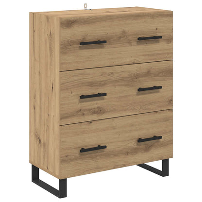 Serviesskap Artisan Eik 69,5 x 34 x 90 cm Ingeniørtre og jern