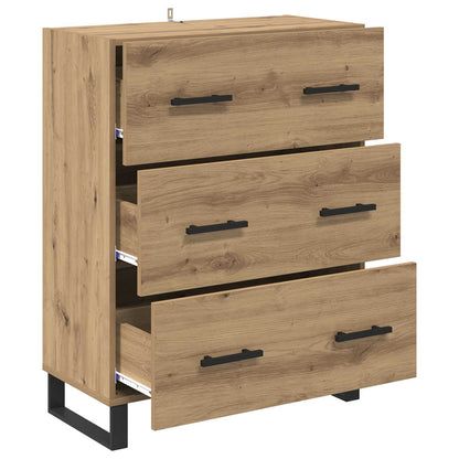 Serviesskap Artisan Eik 69,5 x 34 x 90 cm Ingeniørtre og jern
