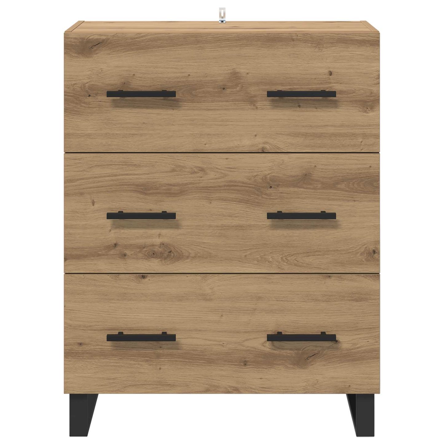 Serviesskap Artisan Eik 69,5 x 34 x 90 cm Ingeniørtre og jern