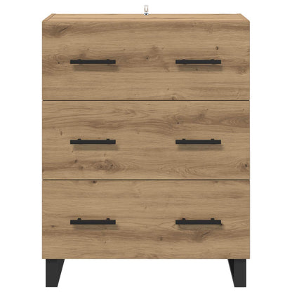 Serviesskap Artisan Eik 69,5 x 34 x 90 cm Ingeniørtre og jern