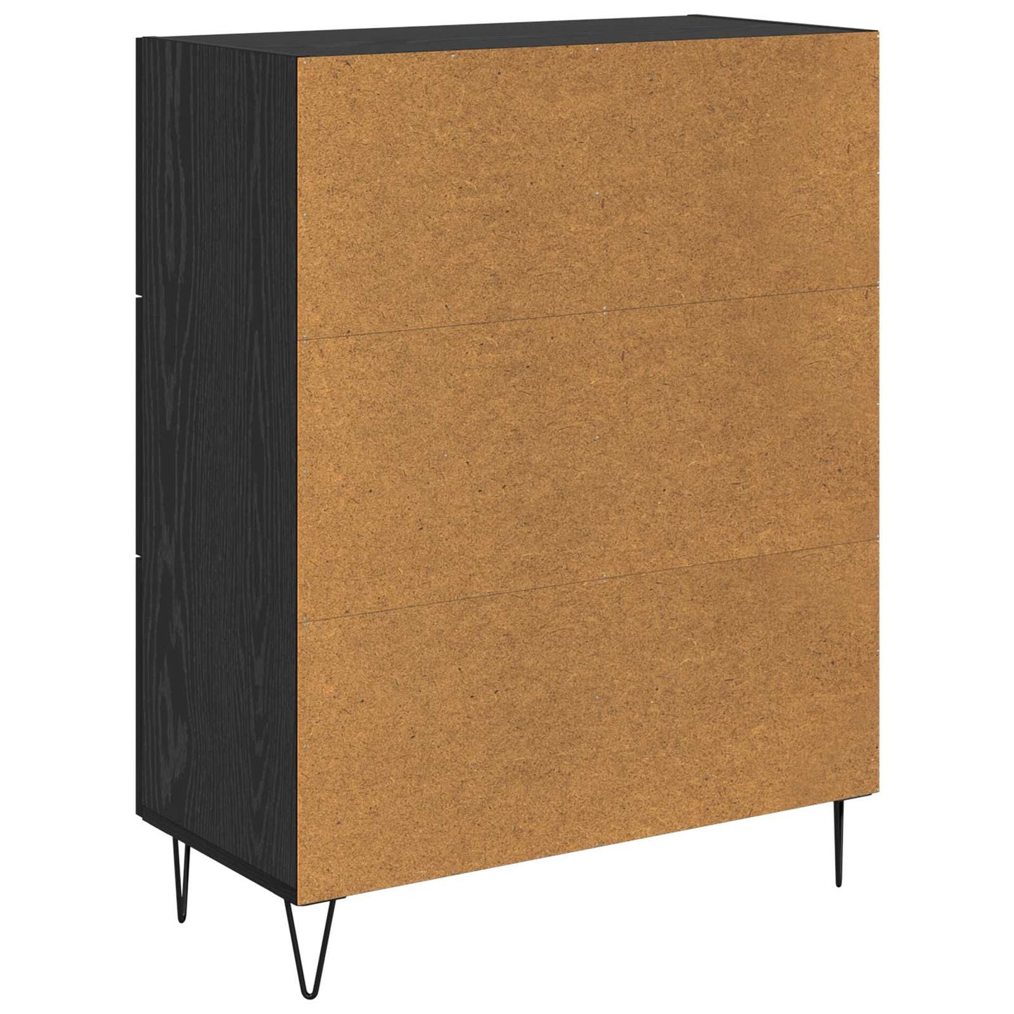 Serviesskap Svart Eik 69,5 x 34 x 90 cm Konstruert tre