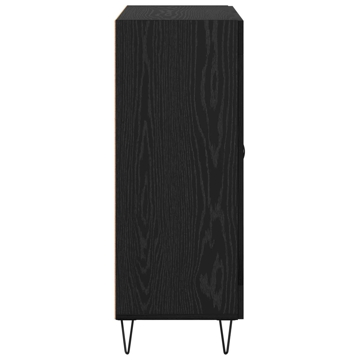 Serviesskap Svart Eik 69,5 x 34 x 90 cm Konstruert tre