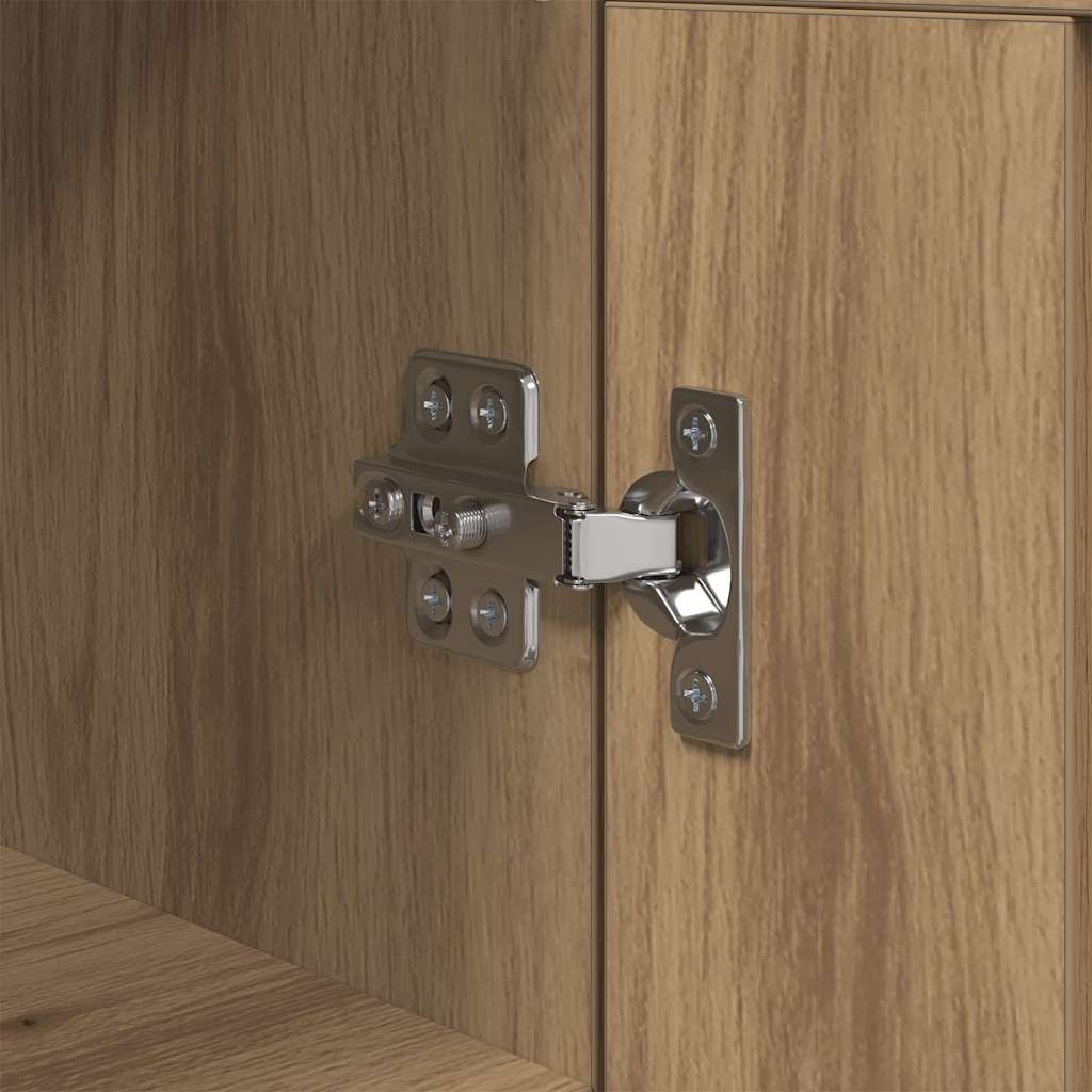 Serviesskap Artisan Eik 34,5 x 34 x 90 cm Ingeniørtre og jern