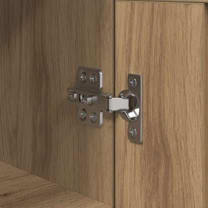 Serviesskap Artisan Eik 34,5 x 34 x 90 cm Ingeniørtre og jern
