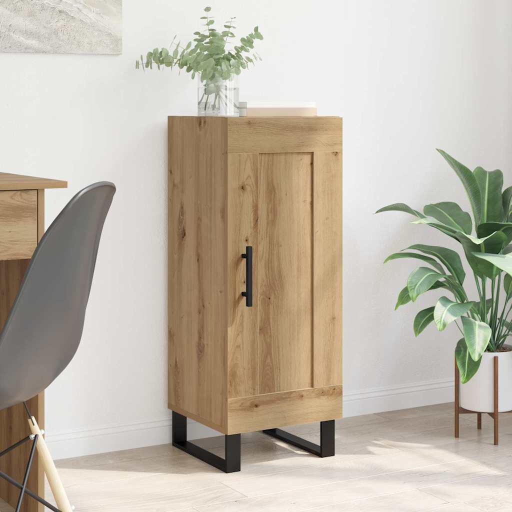 Serviesskap Artisan Eik 34,5 x 34 x 90 cm Ingeniørtre og jern
