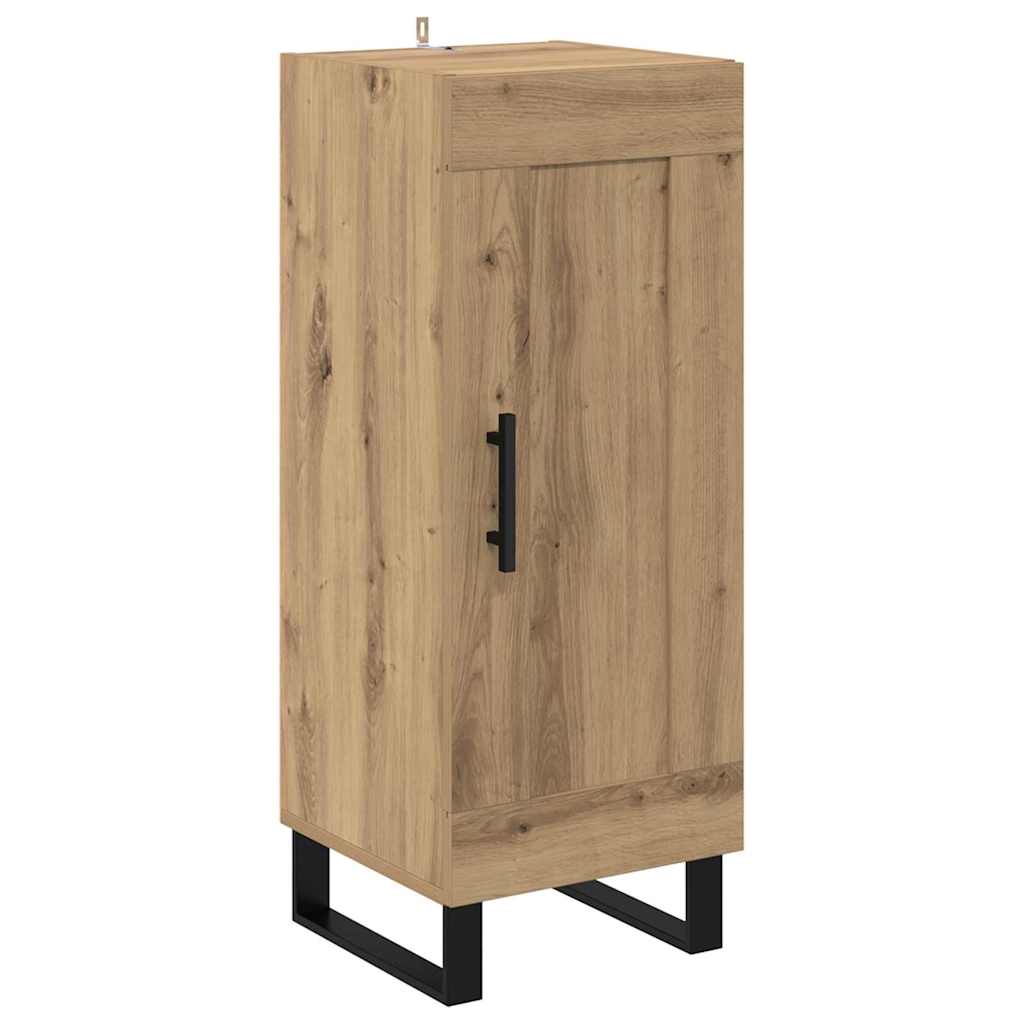 Serviesskap Artisan Eik 34,5 x 34 x 90 cm Ingeniørtre og jern