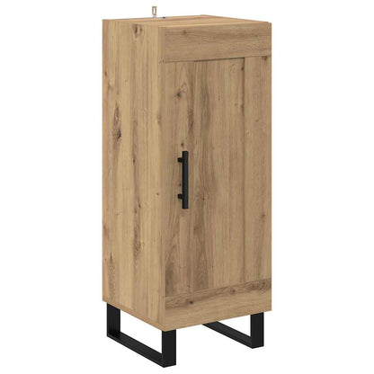 Serviesskap Artisan Eik 34,5 x 34 x 90 cm Ingeniørtre og jern