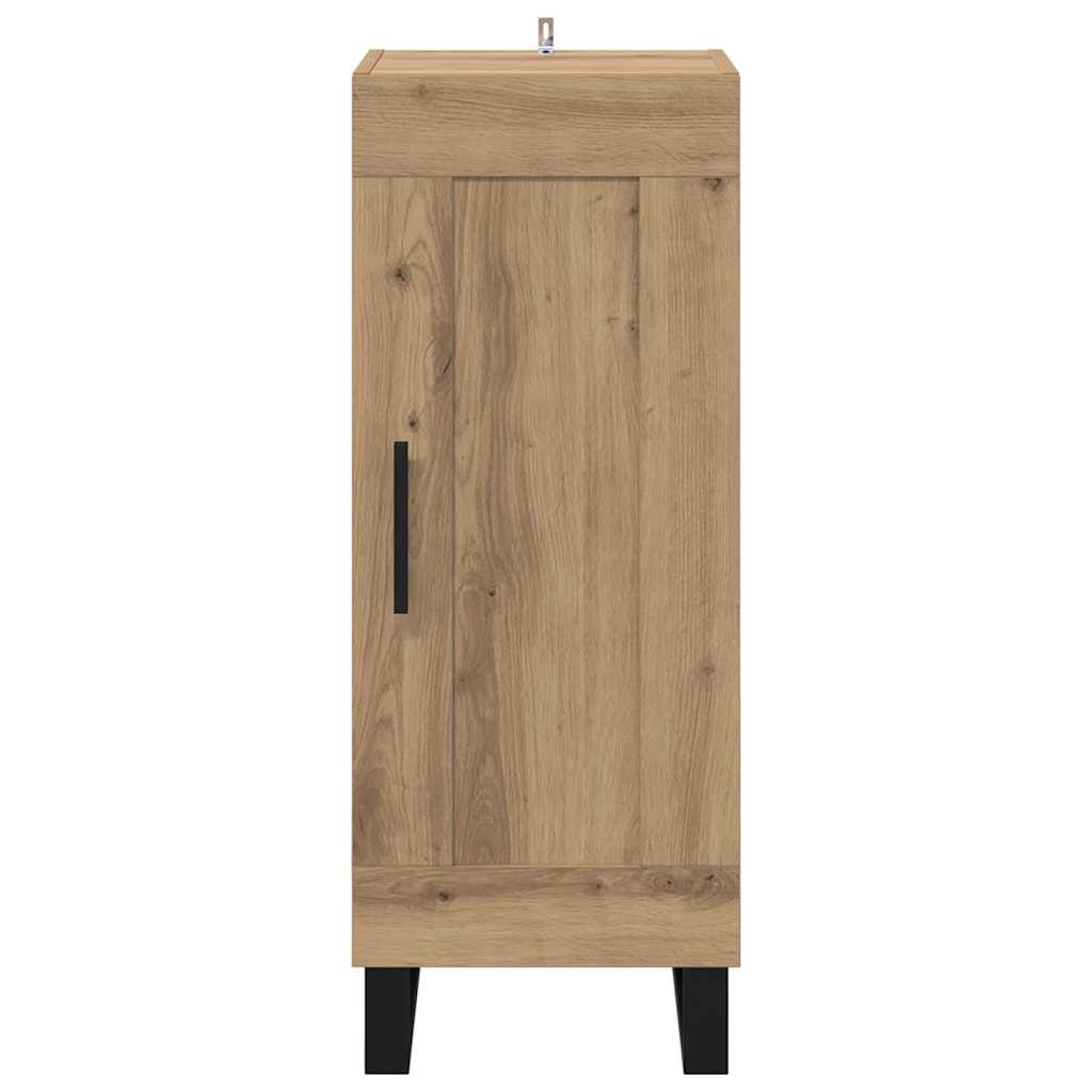 Serviesskap Artisan Eik 34,5 x 34 x 90 cm Ingeniørtre og jern