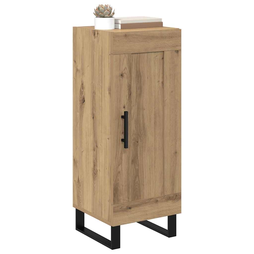 Serviesskap Artisan Eik 34,5 x 34 x 90 cm Ingeniørtre og jern