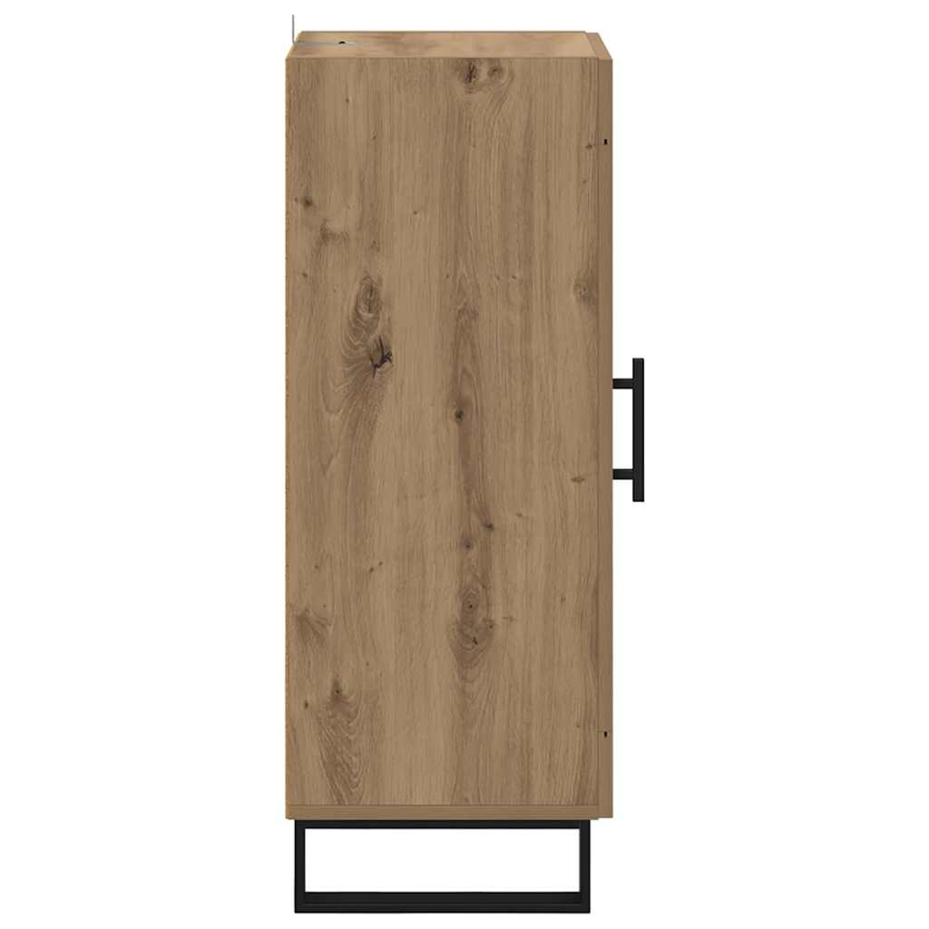 Serviesskap Artisan Eik 34,5 x 34 x 90 cm Ingeniørtre og jern