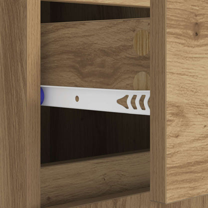 Serviesskap Artisan Eik 60 x 35 x 70 cm Ingeniørtre og jern