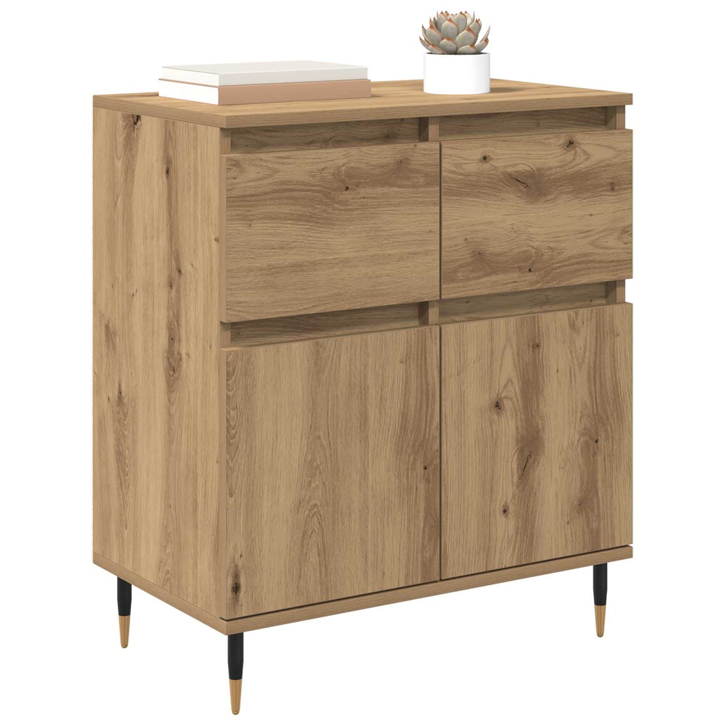 Serviesskap Artisan Eik 60 x 35 x 70 cm Ingeniørtre og jern