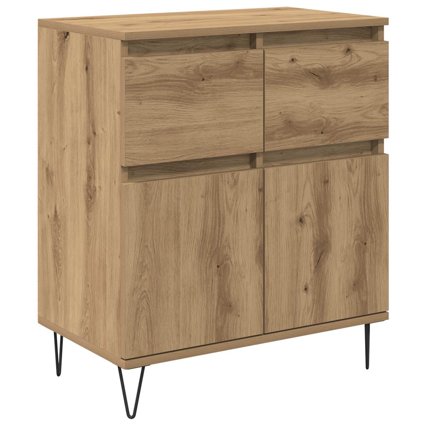 Serviesskap Artisan Eik 60 x 35 x 70 cm Ingeniørtre og jern