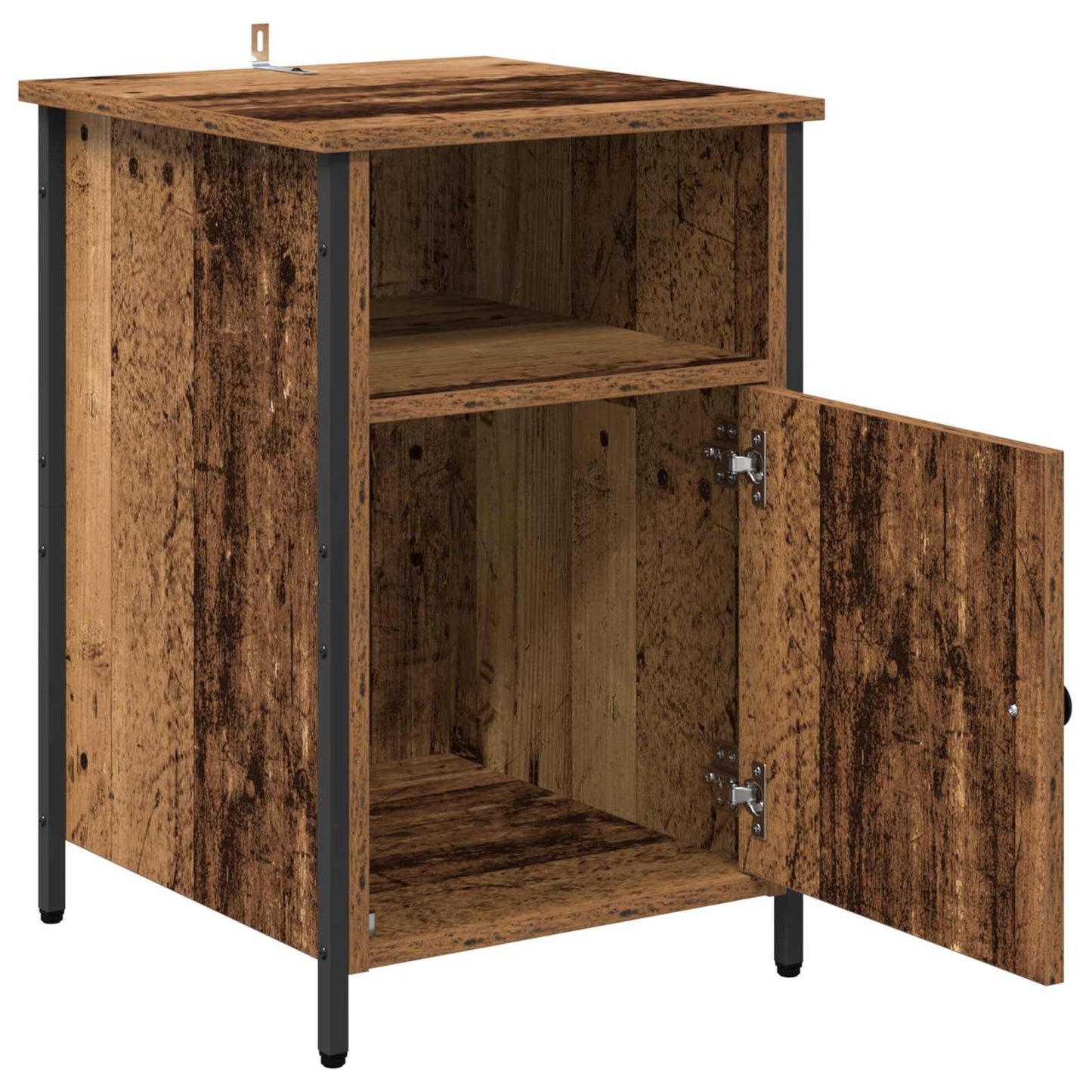 Nattbordskap 2 pcs Gammelt tre 40 x 42 x 60 cm Konstruert tre