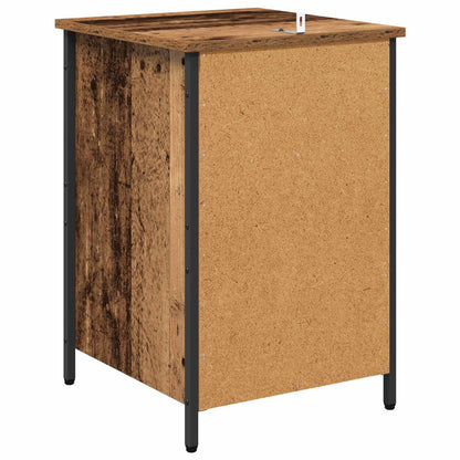 Nattbordskap 2 pcs Gammelt tre 40 x 42 x 60 cm Konstruert tre