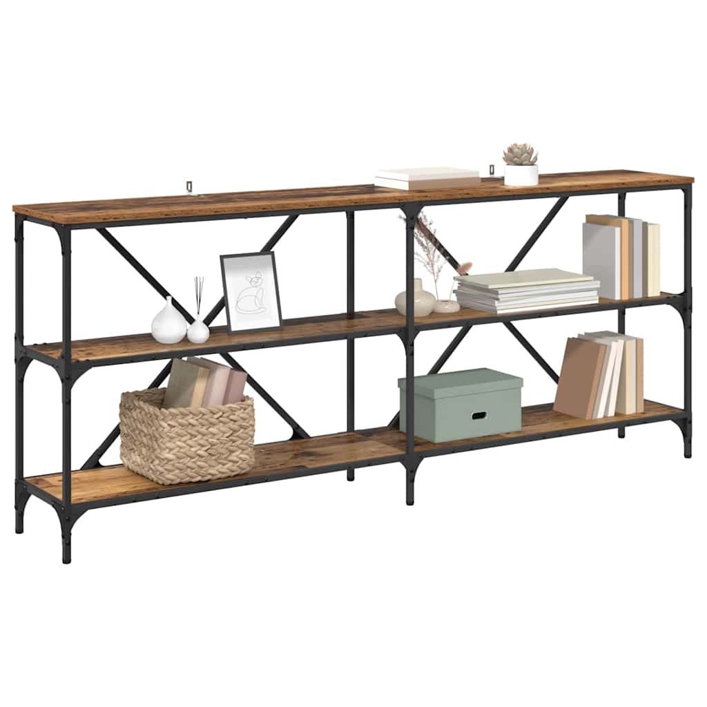 Avlastningsbord Konsollbord Gammelt Tre 180 x 30 x 75 cm